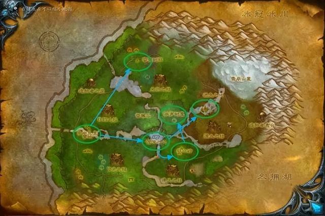 达拉然怎么去晶歌森林（魔兽世界WLK联盟升级路线）-图8